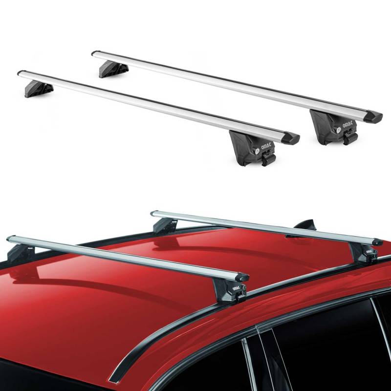 Aluminium Dachträger Gepäckträger für Renault Austral 2023-2025 Silber TÜV 2 TLG von OMAC