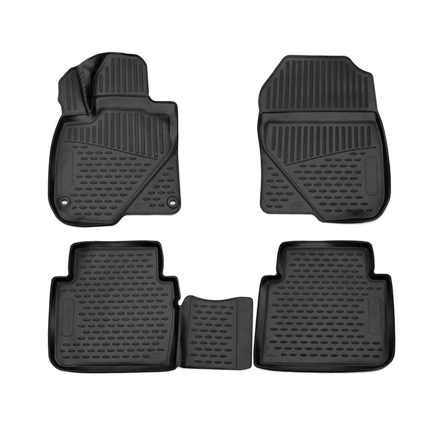 OMAC Gummimatten Fußmatten kompatibel mit Honda CR-V 2018-2022 TPE Automatten Schwarz 4X von OMAC