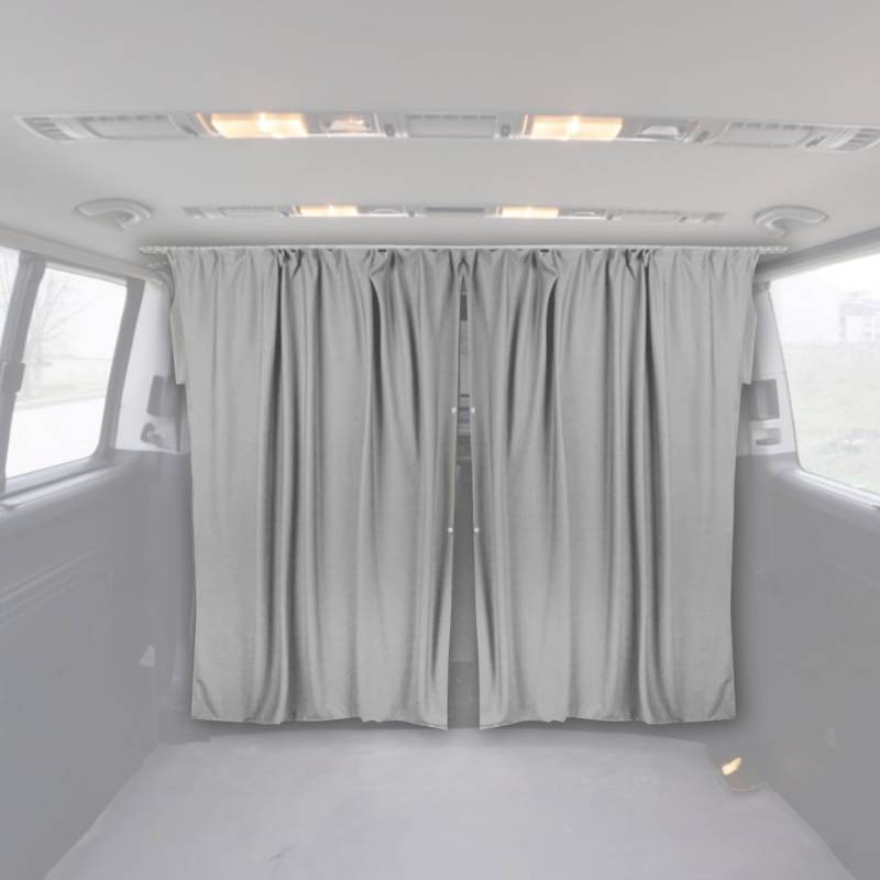 OMAC Fahrerhaus Führerhaus Gardinen Sonnenschutz kompatibel mit Nissan Townstar Grau 2tlg von OMAC