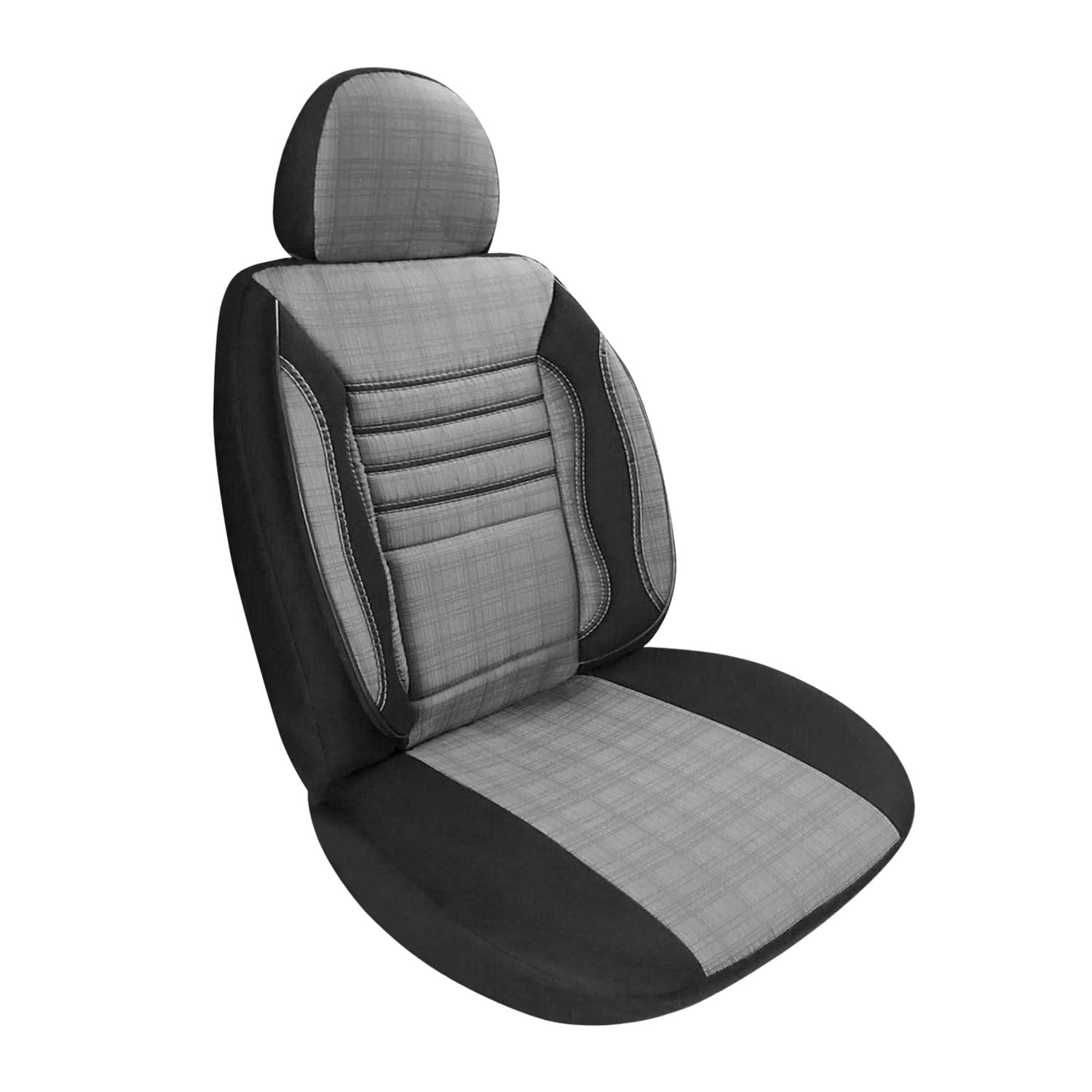 OMAC Schonbezüge Sitzschoner Sitzbezüge kompatibel mit Man TGE 2017-2024 Grau Schwarz 1 Sitz von OMAC