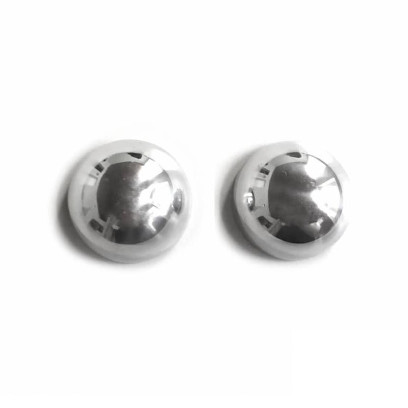 Blinkerrahmen Signalblende Blinker für Smart ForTwo 1998-2007 Aluminium Silber von OMAC