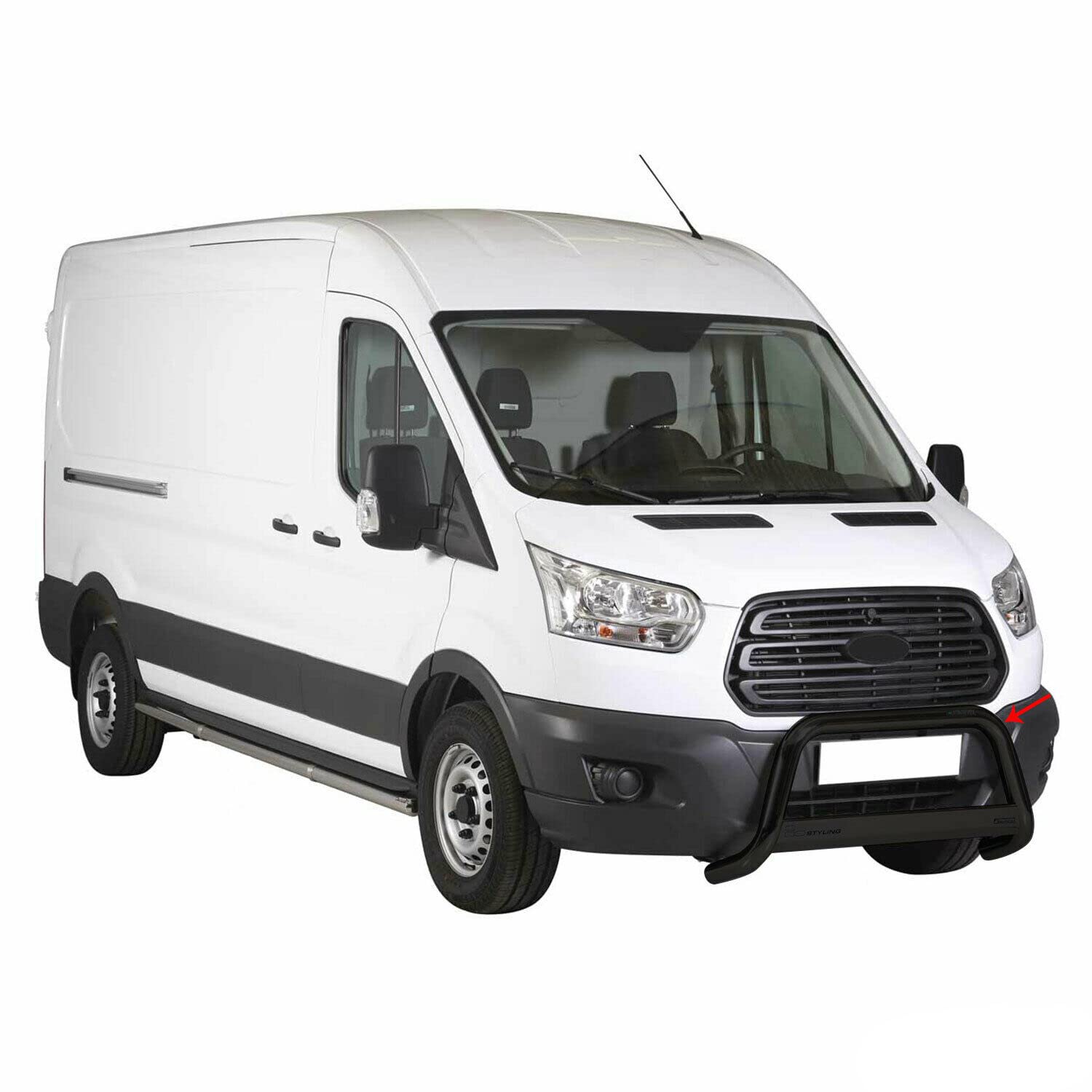 Frontbügel Frontschutzbügel kompatibel mit Mercedes Sprinter 2018-2023 Schwarz ø63 mm Frontbügel Frontschutzbügel kompatibel mit Mercedes Sprinter 2018-2023 Schwarz ø63 mm von OMAC