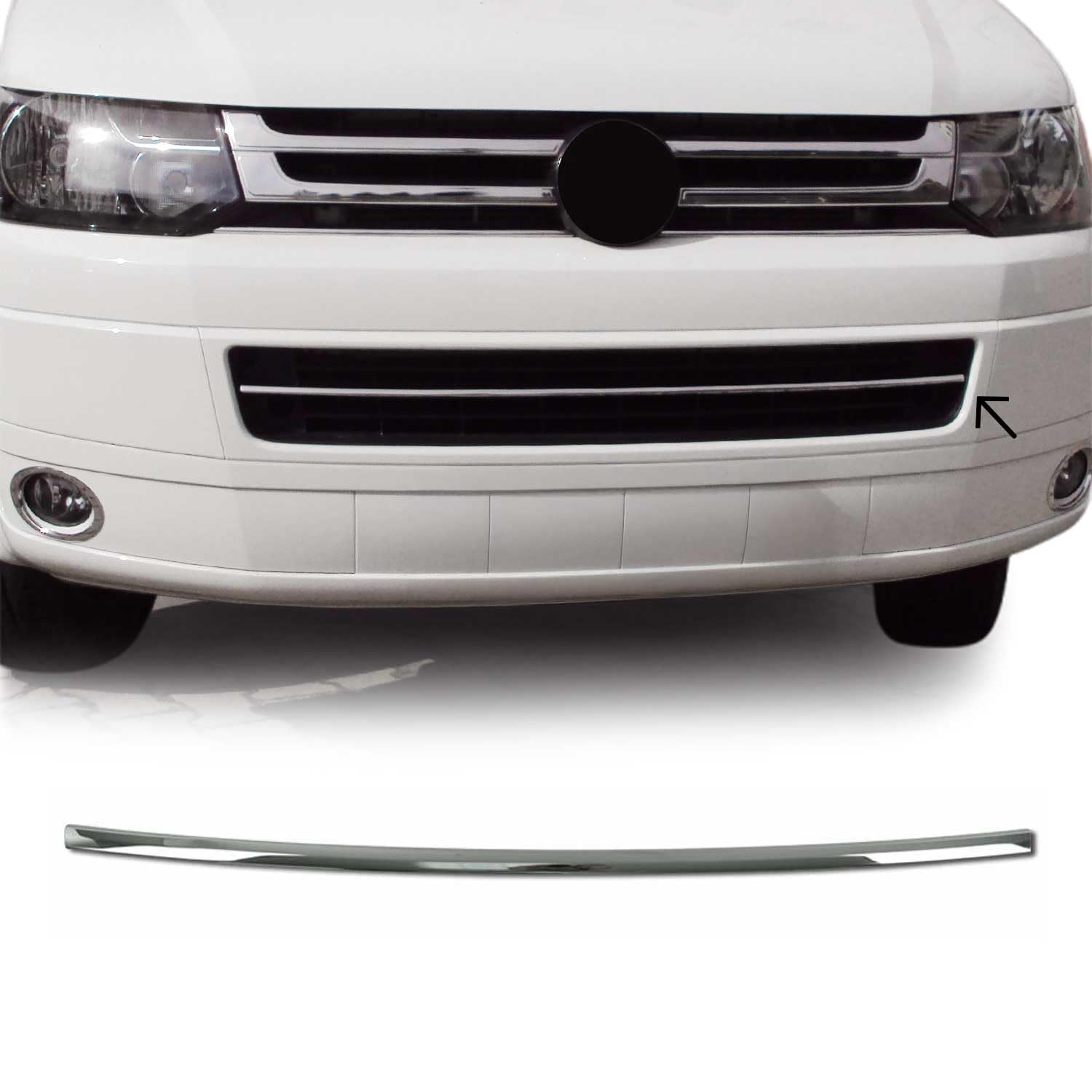 OMAC Kühlergrill Leisten Grillleisten kompatibel mit VW Caravelle T5 2010-2015 Edelstahl Silber OMAC Kühlergrill Leisten Grillleisten kompatibel mit VW Caravelle T5 2010-2015 Edelstahl Silber von OMAC