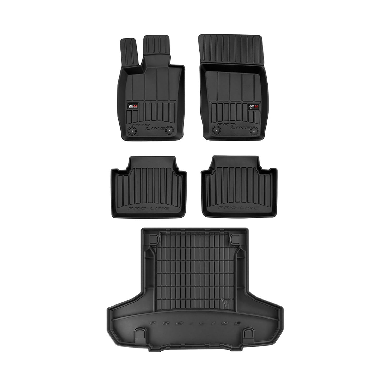 OMAC Fußmatten & Kofferraumwanne Set für Porsche Panamera 2016-2025 Gummi 5X OMAC Fußmatten & Kofferraumwanne Set für Porsche Panamera 2016-2025 Gummi 5X von OMAC