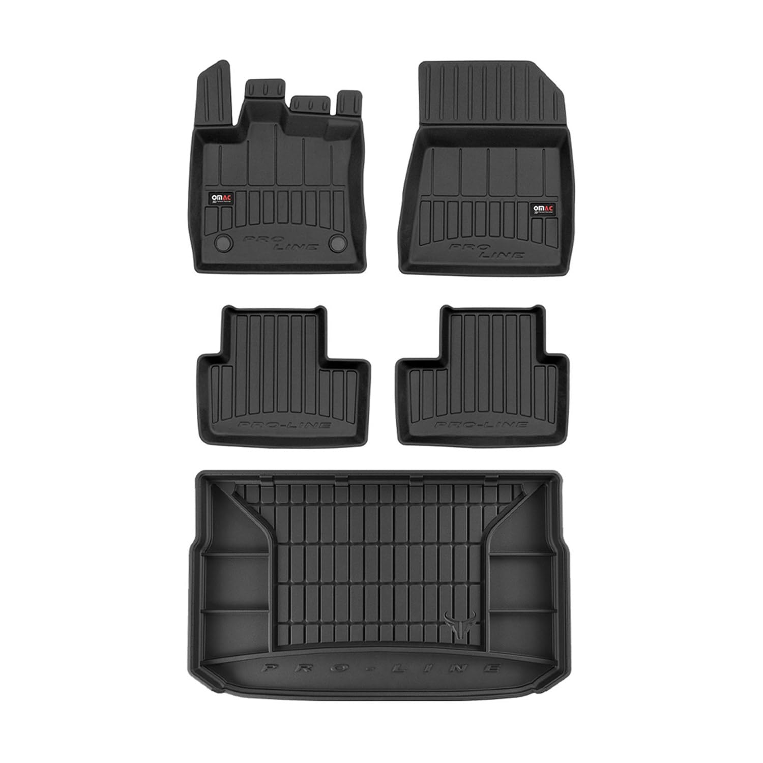 OMAC Fußmatten & Kofferraumwanne Set für Renault Captur 2019-2025 Gummi TPE 5X OMAC Fußmatten & Kofferraumwanne Set für Renault Captur 2019-2025 Gummi TPE 5X von OMAC