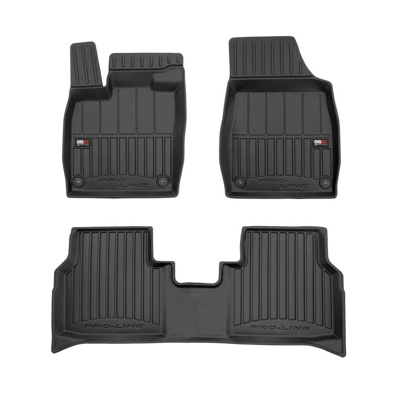 OMAC Gummi Fußmatten für Audi Q4 e-Tron 2021-2025 Premium TPE Automatten 4tlg von OMAC