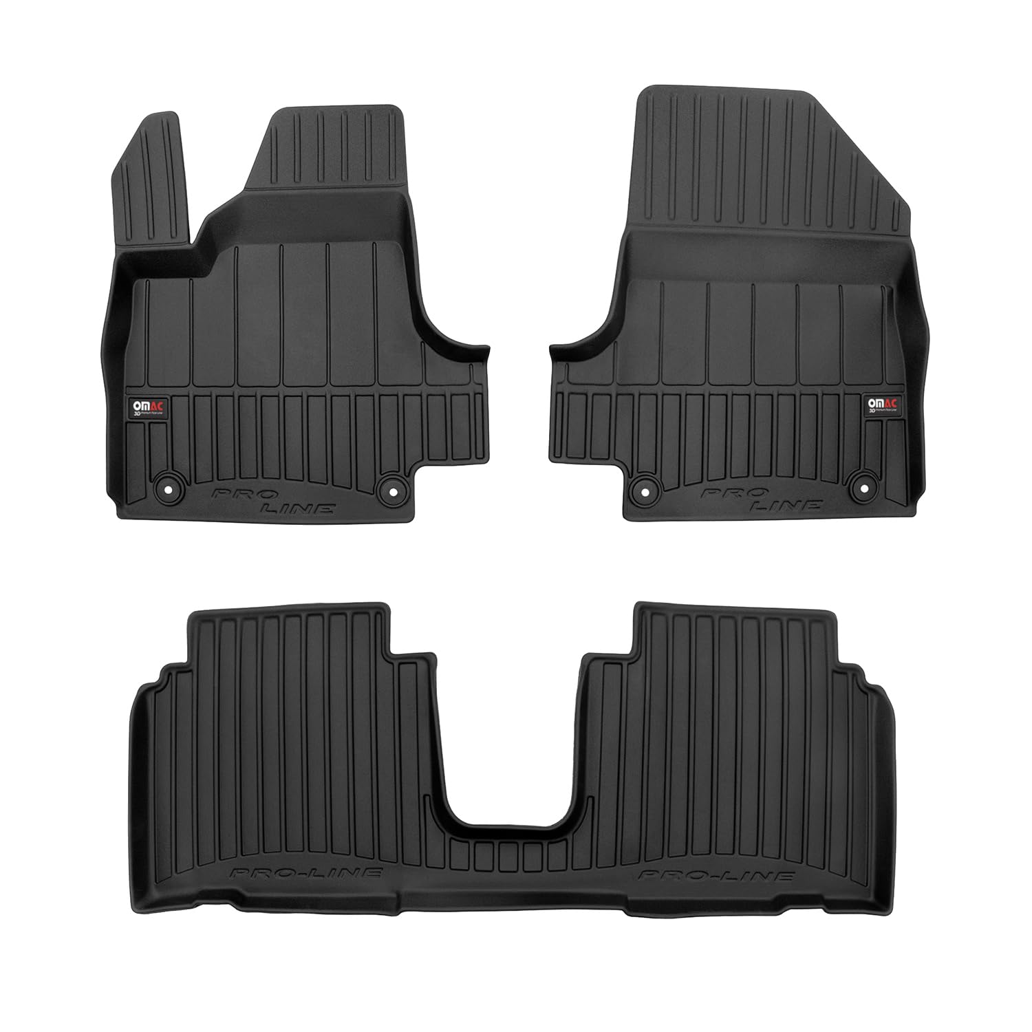 Fußmatten Gummimatten für Hyundai Ioniq 5 2021-2025 OMAC Premium Schwarz TPE 3X Fußmatten Gummimatten für Hyundai Ioniq 5 2021-2025 OMAC Premium Schwarz TPE 3X von OMAC