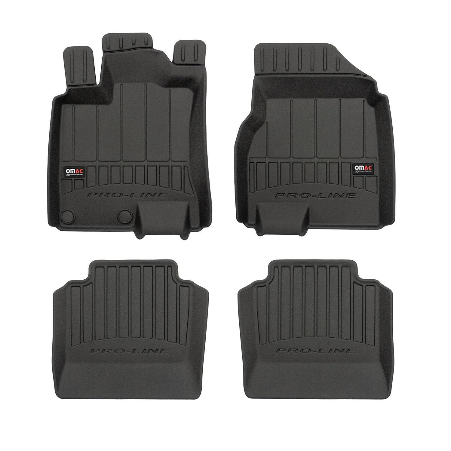 Fußmatten Gummimatten kompatibel mit Nissan Qashqai I +2 2006-2013 OMAC Premium 3D Schwarz TPE Gummi Fußmatten Gummimatten kompatibel mit Nissan Qashqai I +2 2006-2013 OMAC Premium 3D Schwarz TPE Gummi von OMAC