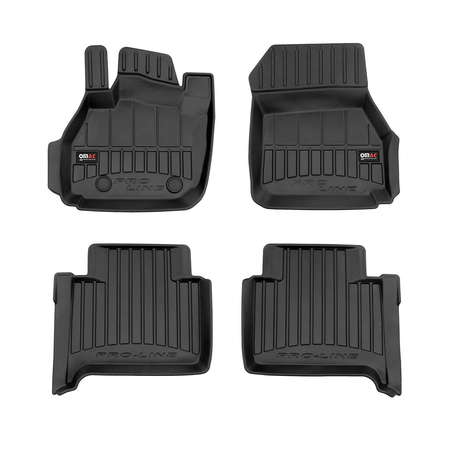 OMAC Gummi Fußmatten für Renault Zoe 2012-2025 Premium TPE Automatten Schwarz 4X OMAC Gummi Fußmatten für Renault Zoe 2012-2025 Premium TPE Automatten Schwarz 4X von OMAC