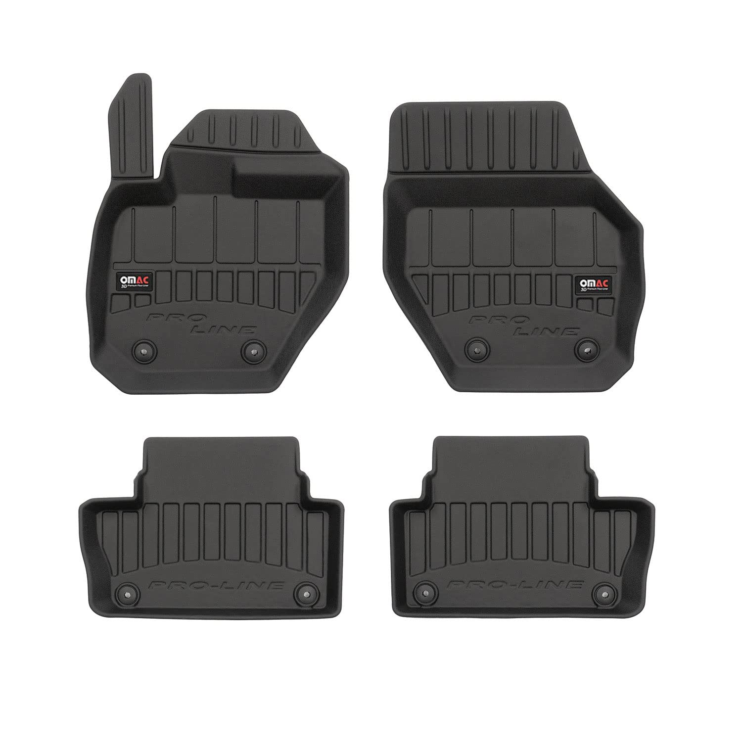 OMAC Gummi Fußmatten kompatibel mit Volvo XC60 2008-2017 Premium TPE Automatten OMAC Gummi Fußmatten kompatibel mit Volvo XC60 2008-2017 Premium TPE Automatten von OMAC