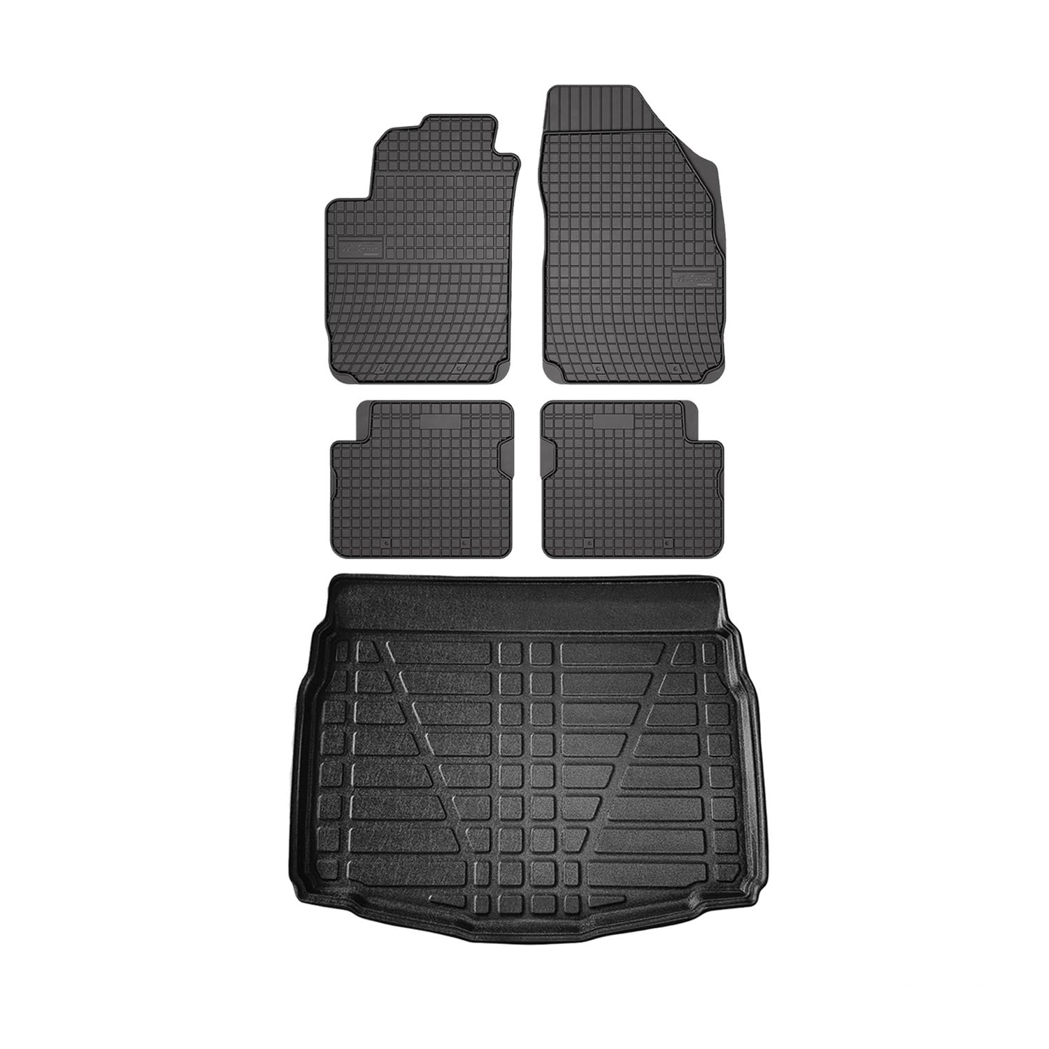 Fußmatten & Kofferraumwanne Set kompatibel mit Alfa Romeo Giulietta 2010-2020 Gummi 5X Fußmatten & Kofferraumwanne Set kompatibel mit Alfa Romeo Giulietta 2010-2020 Gummi 5X von OMAC