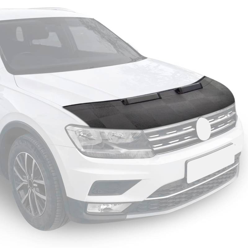 Haubenbra Steinschlagschutz Bonnet Bra für Skoda Kodiaq 2016-2025 Kariert Halb von OMAC