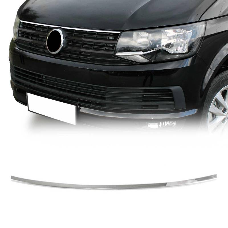 Kühlergrill Grillleisten kompatibel mit VW T6 Transporter alle 2015-2019 Chrom Silber von OMAC