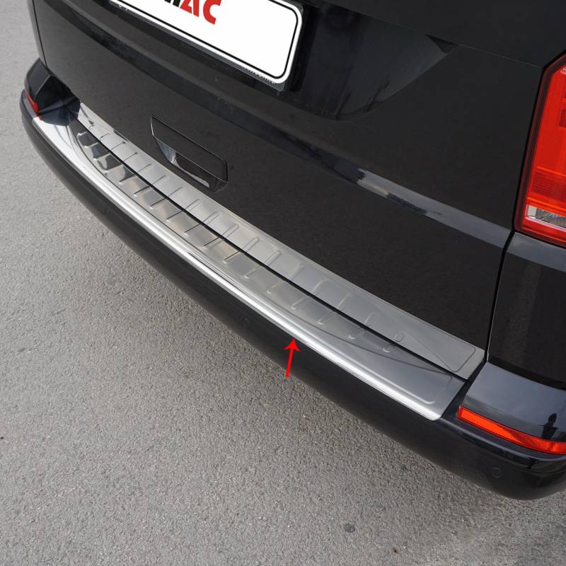 Ladekantenschutz Stoßstangenschutz kompatibel mit VW T6 T6.1 Transporter 2015-24 Chrom von OMAC
