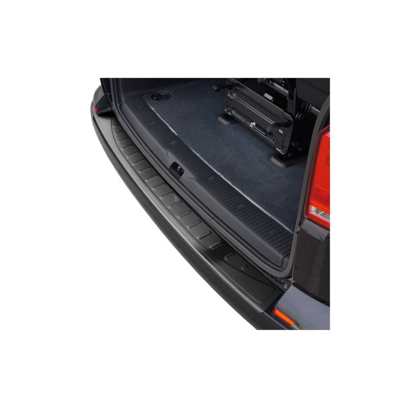 Ladekantenschutz Stoßstange kompatibel mit VW T6 T6.1 2015-2024 Einzeltür Gebürstet Dunkel von OMAC