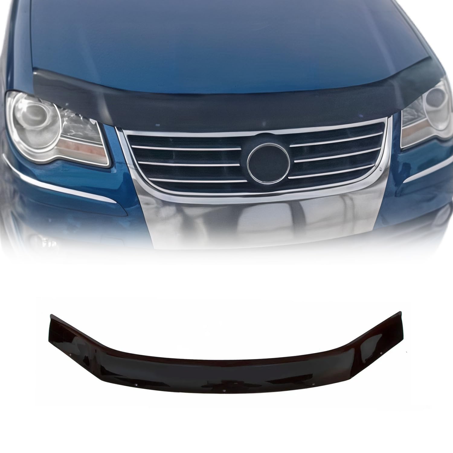 Motorhaube Deflektor Insekten Steinschlagschutz kompatibel mit Vw Touran 2006-2010 Schwarz Motorhaube Deflektor Insekten Steinschlagschutz kompatibel mit Vw Touran 2006-2010 Schwarz von OMAC