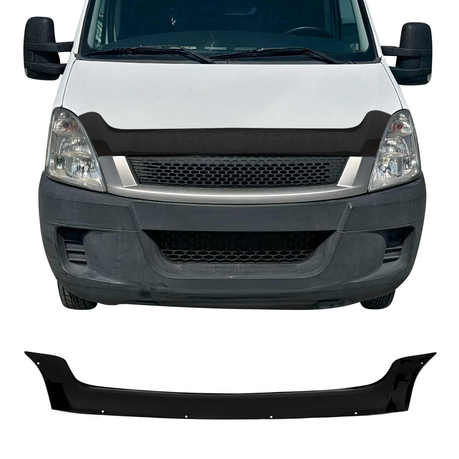 Motorhaube Deflektor Steinschlagschutz kompatibel mit Iveco Daily IV 2006-2011 Schwarz Motorhaube Deflektor Steinschlagschutz kompatibel mit Iveco Daily IV 2006-2011 Schwarz von OMAC