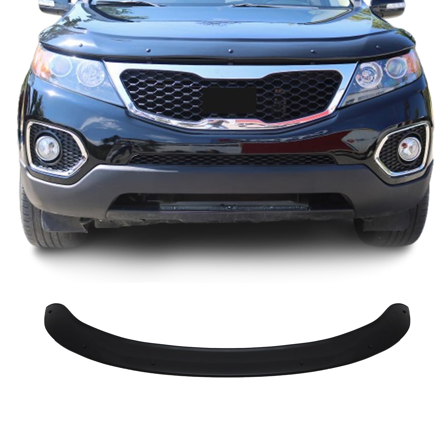 Motorhaube Deflektor Steinschlagschutz kompatibel mit Kia Sorento 2009-2014 Kunststoff 1x Motorhaube Deflektor Steinschlagschutz kompatibel mit Kia Sorento 2009-2014 Kunststoff 1x von OMAC