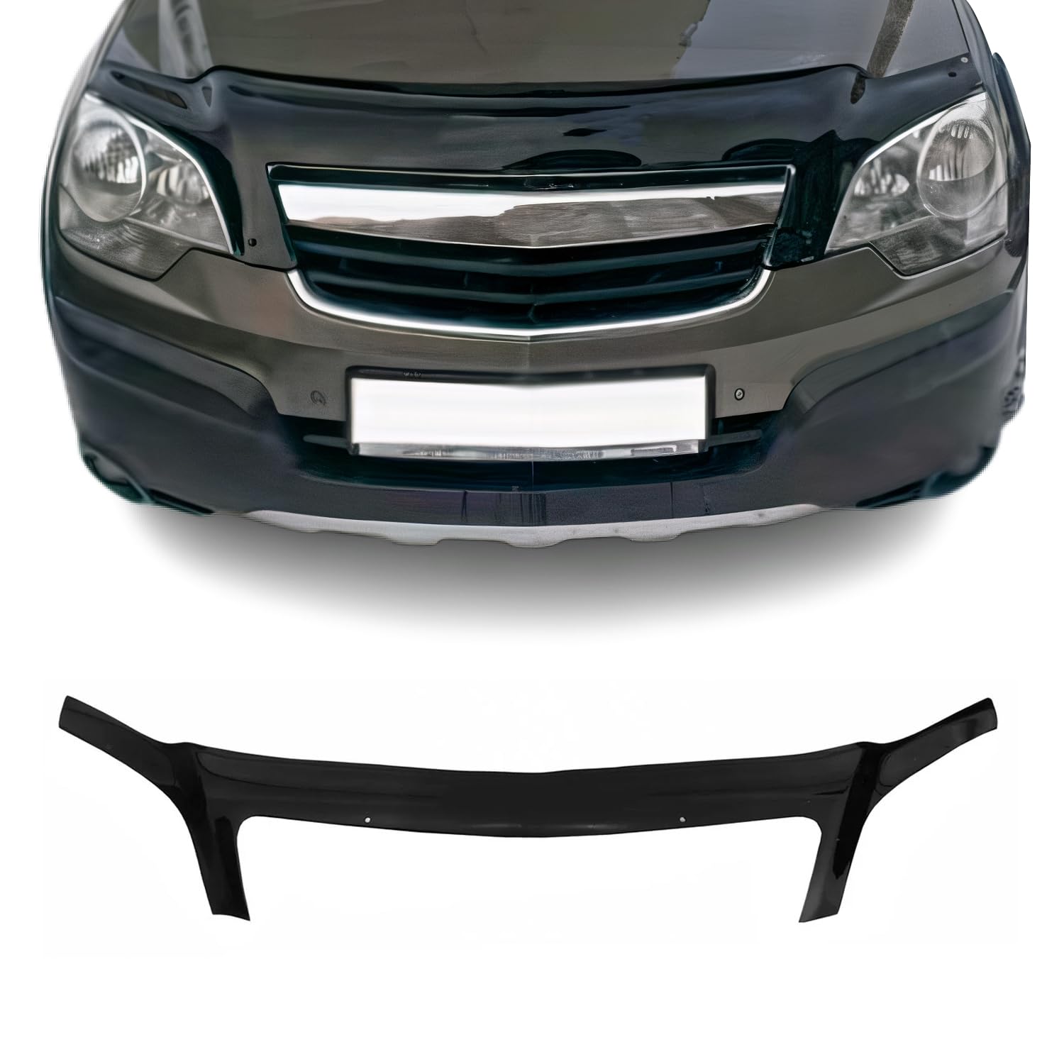 Motorhaube Deflektor Steinschlagschutz kompatibel mit Opel Antara 2006-2017 Schwarz Motorhaube Deflektor Steinschlagschutz kompatibel mit Opel Antara 2006-2017 Schwarz von OMAC