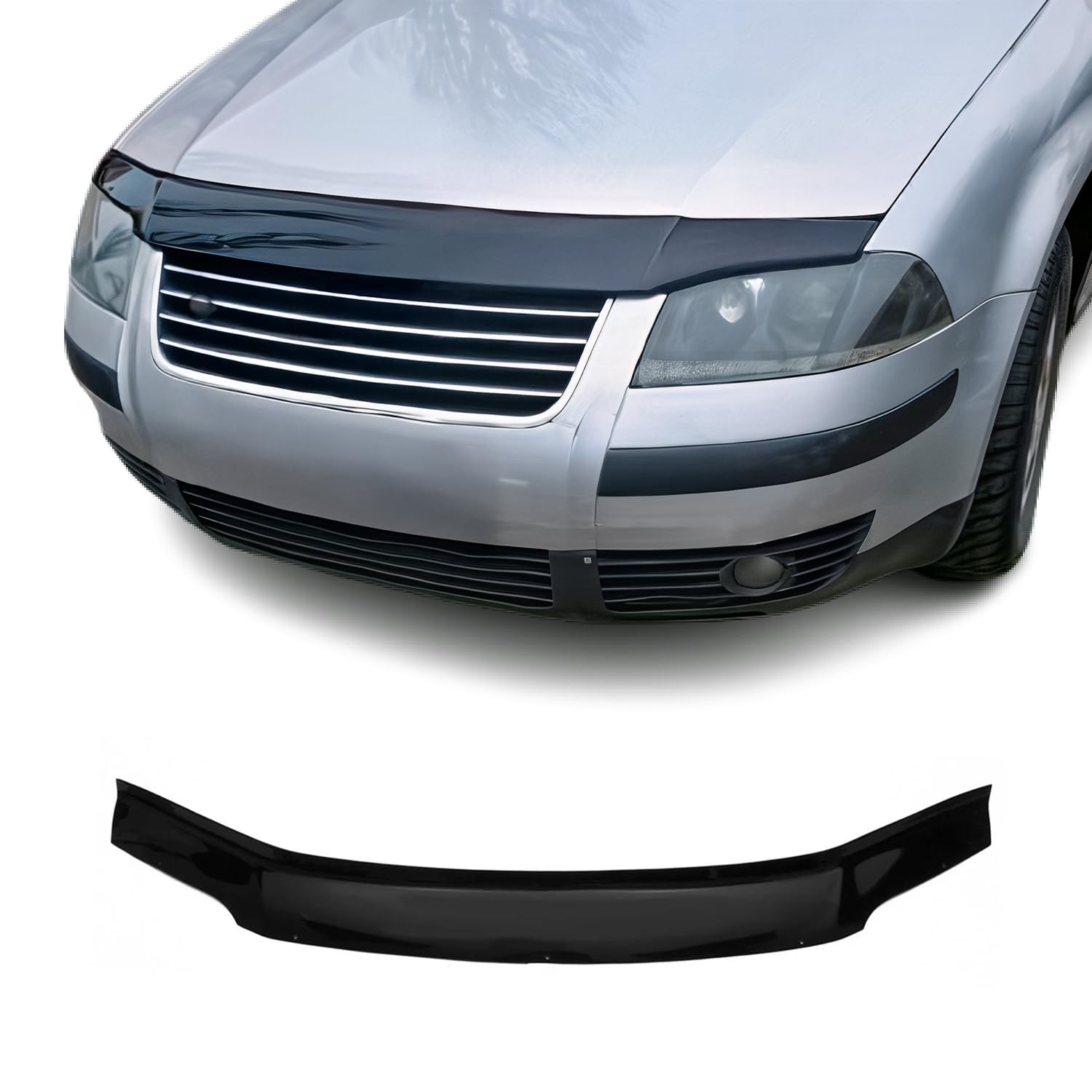 Motorhaube Deflektor Steinschlagschutz kompatibel mit VW Passat B5 GP 2000-2005 Schwarz Motorhaube Deflektor Steinschlagschutz kompatibel mit VW Passat B5 GP 2000-2005 Schwarz von OMAC