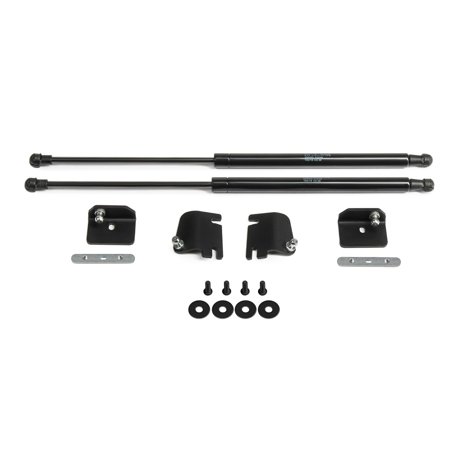 2x Motorhaubendämpfer Gasfeder Dämpfer für Jeep Wrangler JL 2017-2025 Stahl 2x Motorhaubendämpfer Gasfeder Dämpfer für Jeep Wrangler JL 2017-2025 Stahl von OMAC