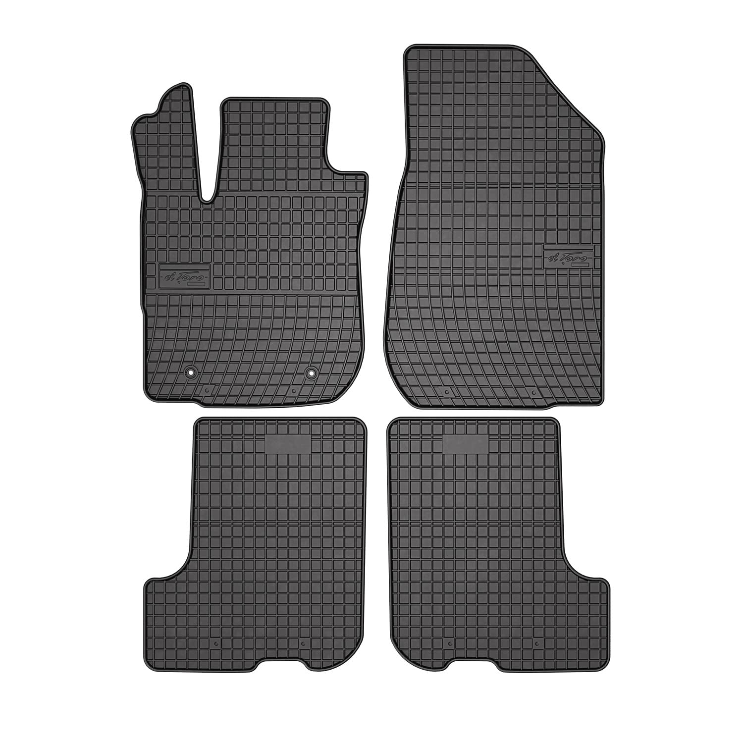 OMAC Gummi Fußmatten kompatibel mit Dacia Sandero 2012-2020 Automatten Gummi Schwarz 4tlg OMAC Gummi Fußmatten kompatibel mit Dacia Sandero 2012-2020 Automatten Gummi Schwarz 4tlg von OMAC