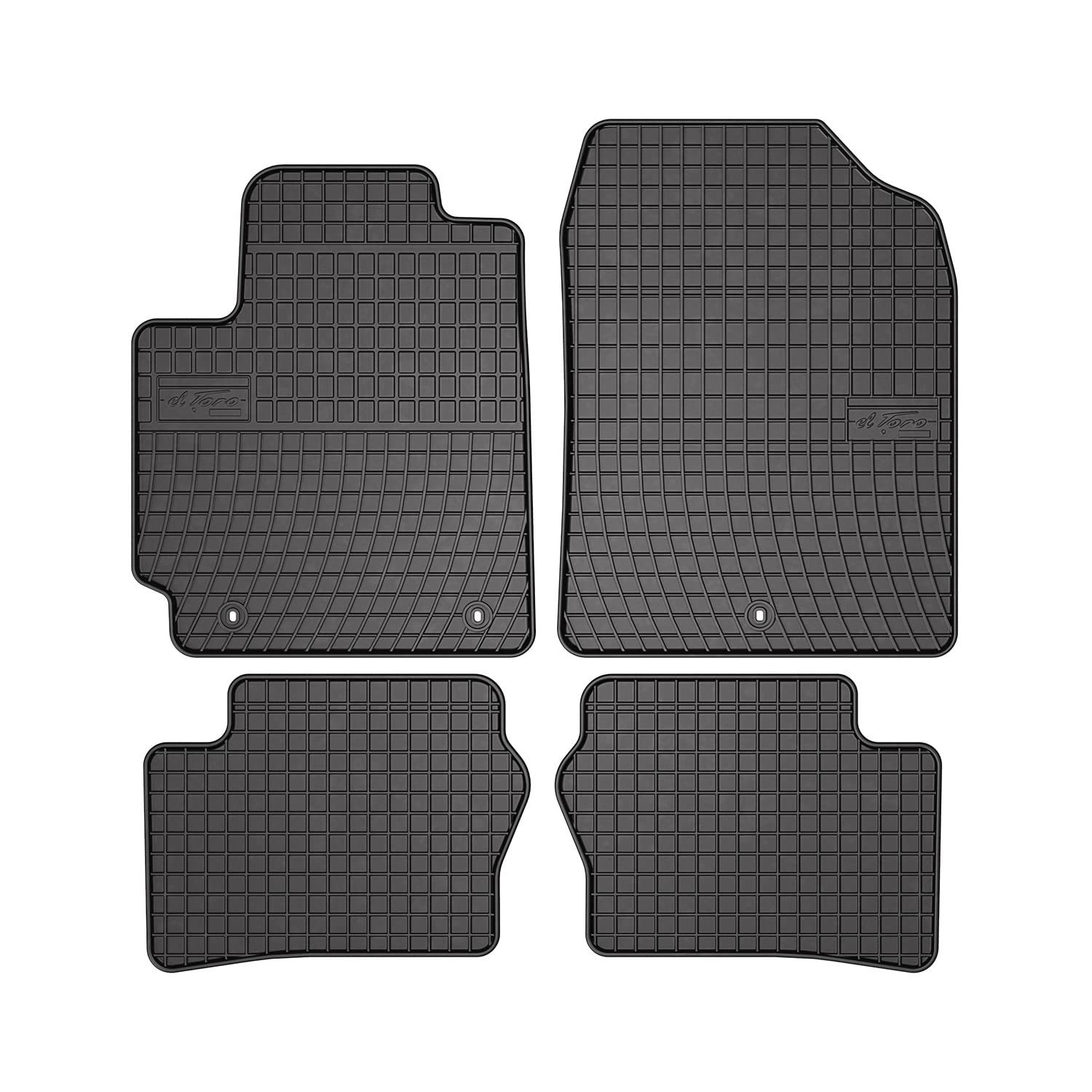 OMAC Gummi Fußmatten kompatibel mit Kia Picanto 2017-2021 Automatten Gummi Schwarz 4tlg OMAC Gummi Fußmatten kompatibel mit Kia Picanto 2017-2021 Automatten Gummi Schwarz 4tlg von OMAC