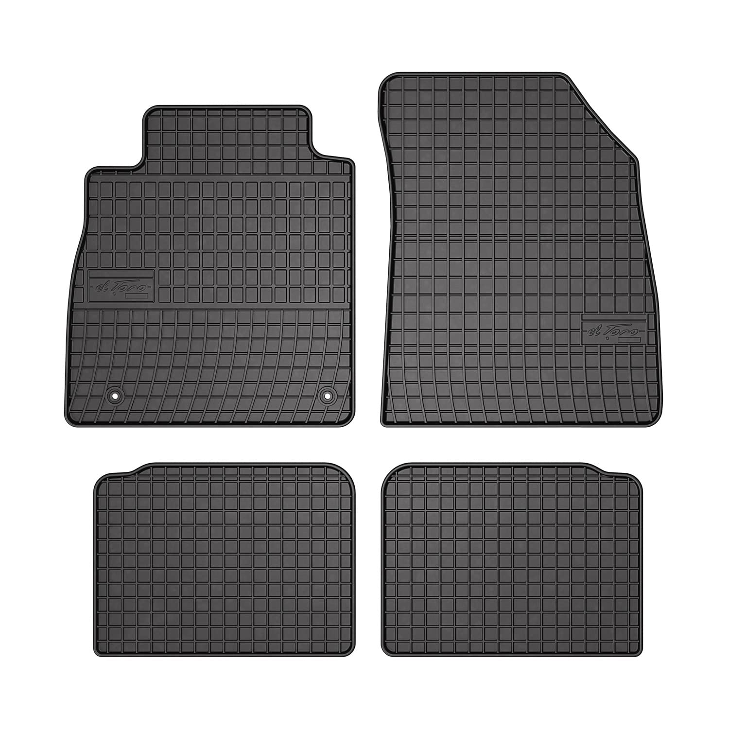 OMAC Gummi Fußmatten für Nissan Micra K14 2016-2025 Automatten Gummi Schwarz 4X OMAC Gummi Fußmatten für Nissan Micra K14 2016-2025 Automatten Gummi Schwarz 4X von OMAC