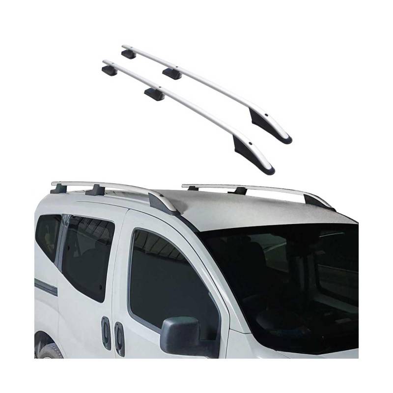 Alu Dachreling für Ford Transit Tourneo Custom 2012-2024 Langer L2 Grau von OMAC