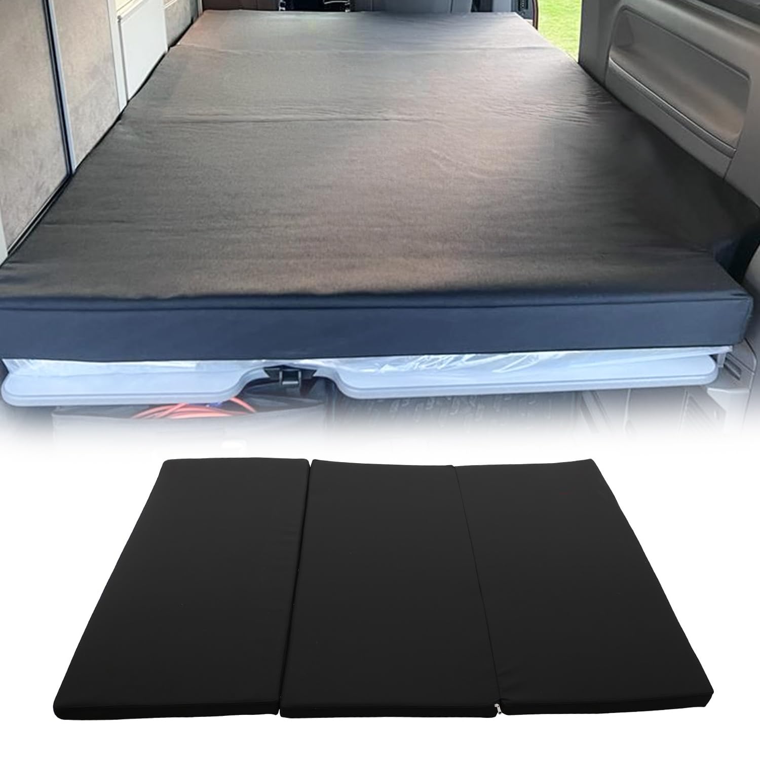 OMAC Camper Bett Fahrerhausbett Matratze für Ford Tourneo Custom 2023-2025 Schwarz OMAC Camper Bett Fahrerhausbett Matratze für Ford Tourneo Custom 2023-2025 Schwarz von OMAC