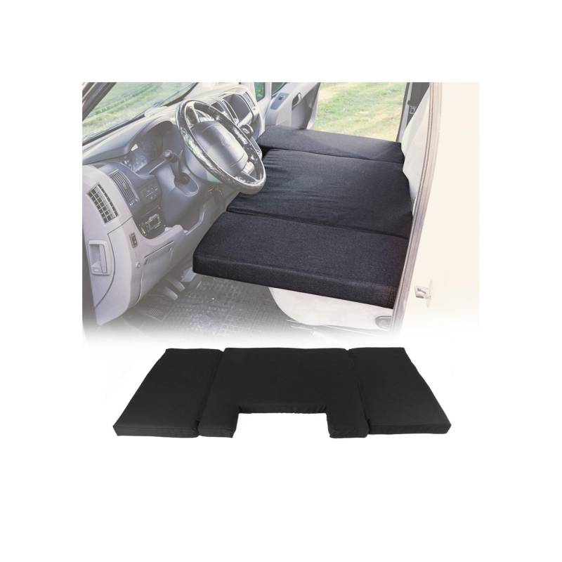 OMAC Camper Bett Fahrerhausbett Matratze kompatibel mit Mercedes Vito W447 2014-2025 Schwarz von OMAC