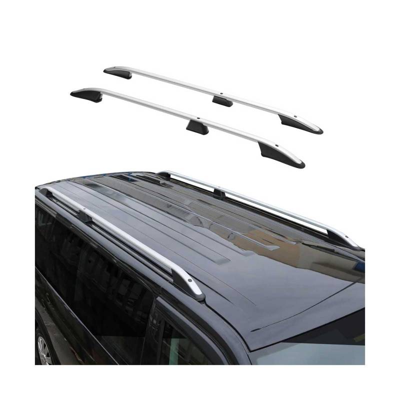 Dachreling Dachgepäckträger für VW T5 T6 2003-2025 L2 Langer Alu Silber 2X von OMAC