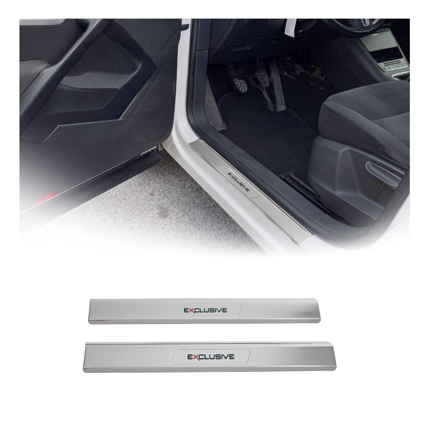 OMAC Einstiegsleisten Türschweller Exclusive kompatibel mit VW Tiguan 2007-2011 Edelstahl 2X OMAC Einstiegsleisten Türschweller Exclusive kompatibel mit VW Tiguan 2007-2011 Edelstahl 2X von OMAC
