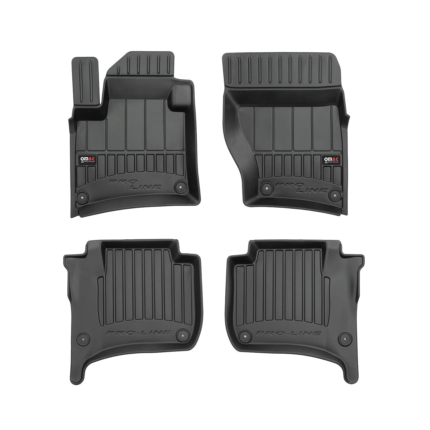 OMAC Gummi Fußmatten kompatibel mit Porsche Cayenne 2010-2017 Premium TPE Schwarz 4X OMAC Gummi Fußmatten kompatibel mit Porsche Cayenne 2010-2017 Premium TPE Schwarz 4X von OMAC