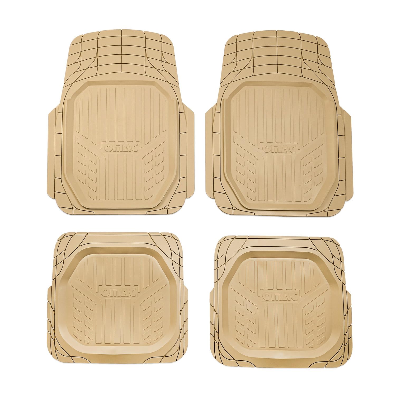 OMAC Fußmatten Zuschneidbar Gummi Beige 4 TLG für MG HS 2022-2024 OMAC Fußmatten Zuschneidbar Gummi Beige 4 TLG für MG HS 2022-2024 von OMAC