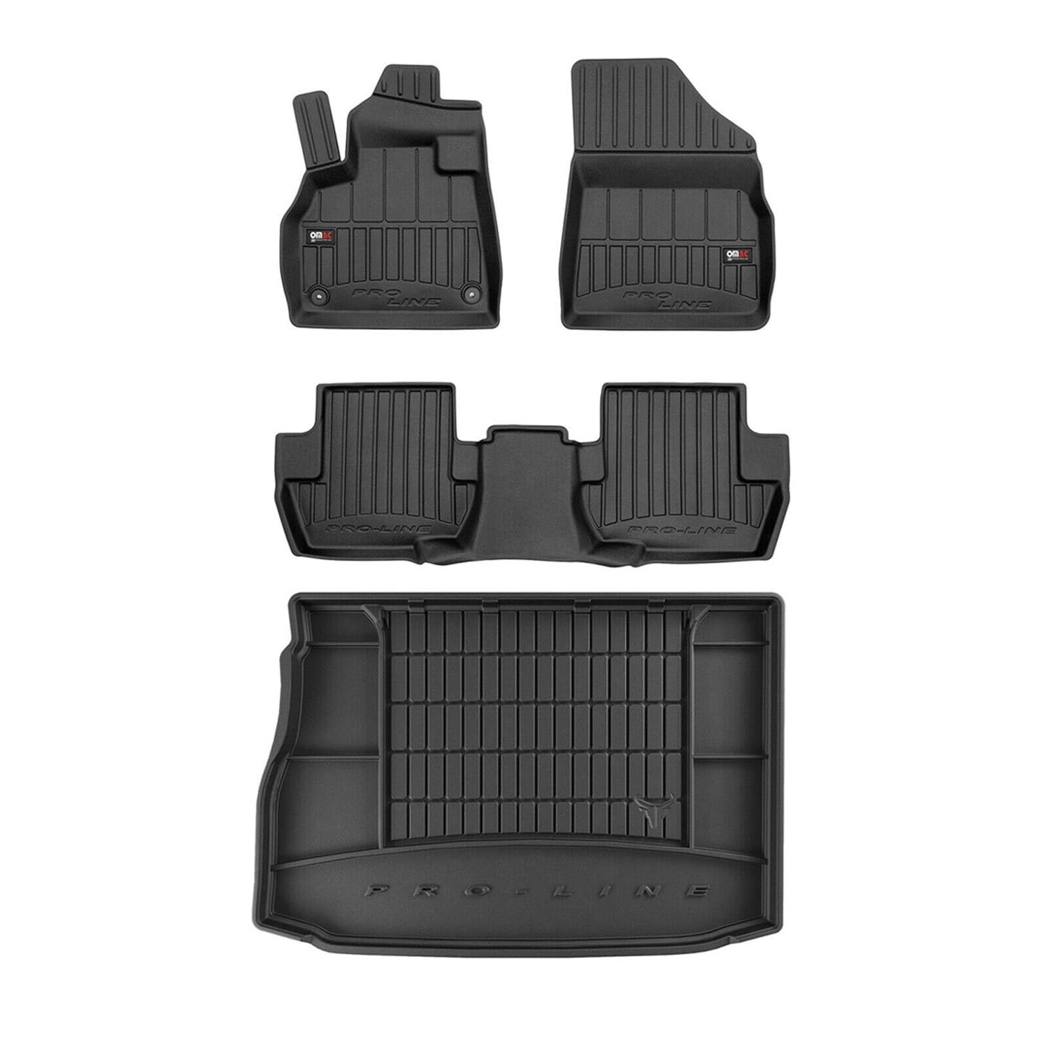 OMAC Fußmatten & Kofferraumwanne Set kompatibel mit Citroen DS5 2011-2015 Gummi Schwarz 4X OMAC Fußmatten & Kofferraumwanne Set kompatibel mit Citroen DS5 2011-2015 Gummi Schwarz 4X von OMAC