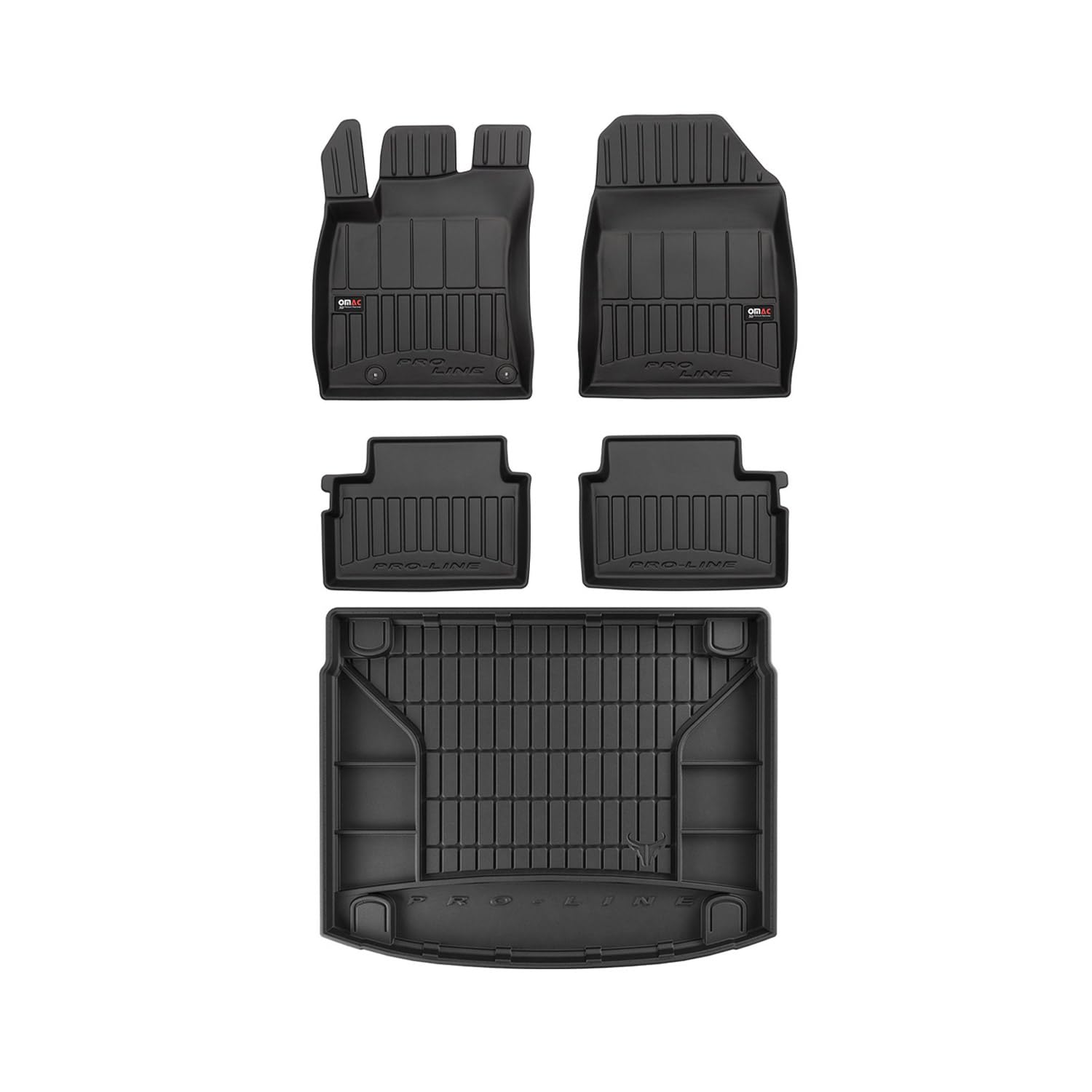 OMAC Fußmatten & Kofferraumwanne Set für Kia XCeed 2019-2025 Gummi Schwarz 5X OMAC Fußmatten & Kofferraumwanne Set für Kia XCeed 2019-2025 Gummi Schwarz 5X von OMAC