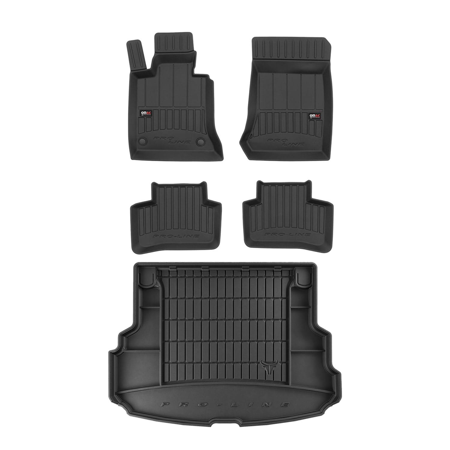 OMAC Fußmatten & Kofferraumwanne Set kompatibel mit Mercedes GLK X204 2008-2015 Gummi 5X OMAC Fußmatten & Kofferraumwanne Set kompatibel mit Mercedes GLK X204 2008-2015 Gummi 5X von OMAC