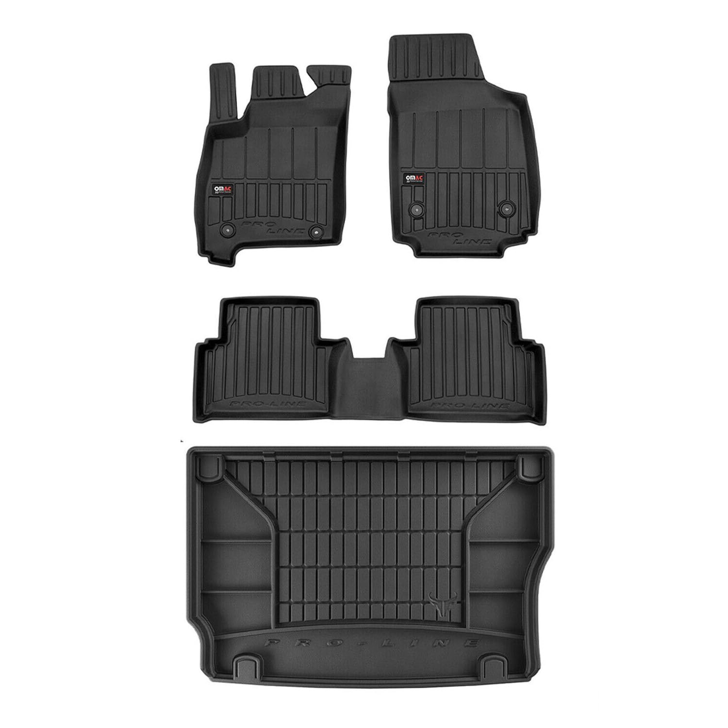 OMAC Fußmatten & Kofferraumwanne Set kompatibel mit Opel Meriva 2003-2010 Gummi Schwarz 4X OMAC Fußmatten & Kofferraumwanne Set kompatibel mit Opel Meriva 2003-2010 Gummi Schwarz 4X von OMAC