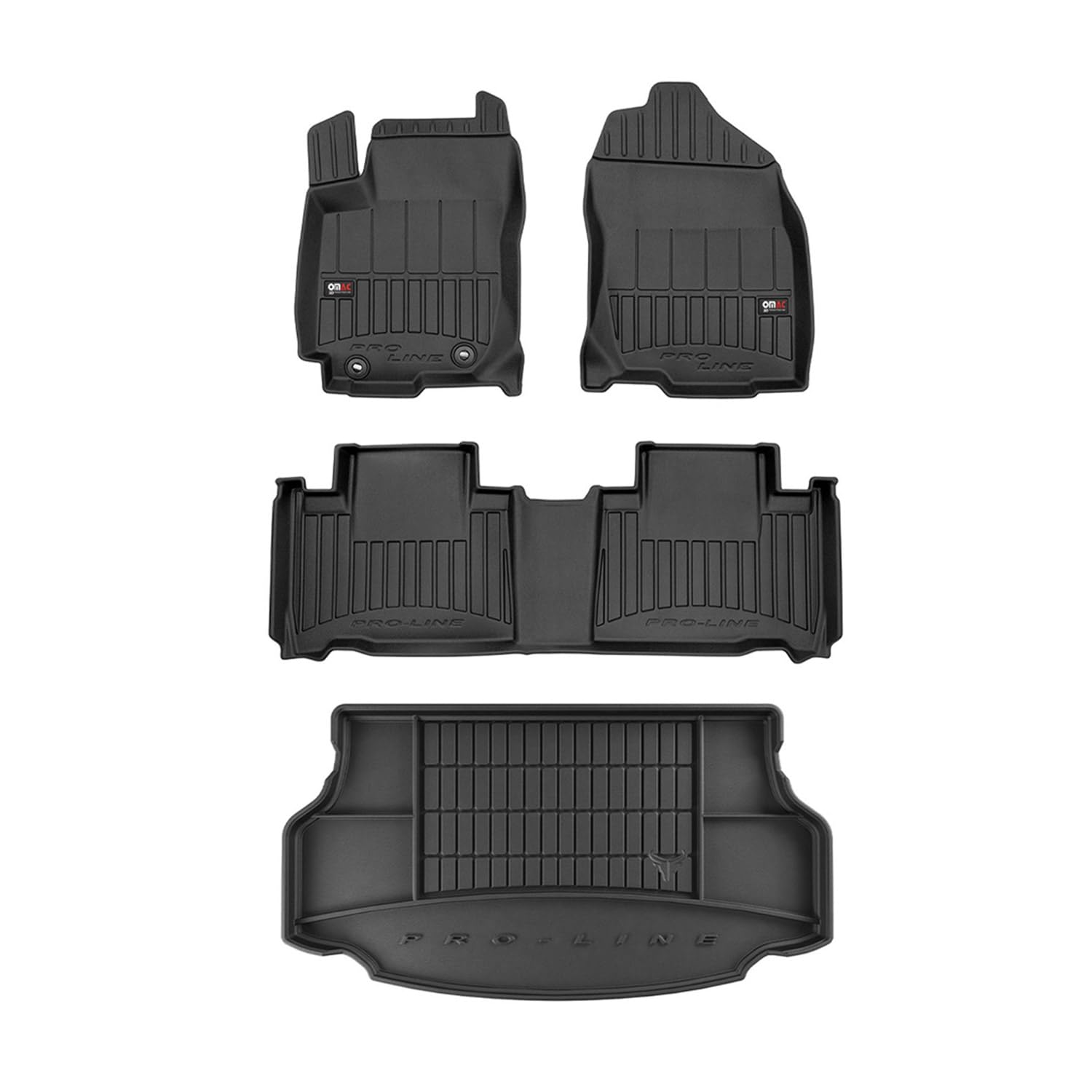 OMAC Fußmatten & Kofferraumwanne Set kompatibel mit Toyota RAV4 2013-2019 Gummi Schwarz 5X OMAC Fußmatten & Kofferraumwanne Set kompatibel mit Toyota RAV4 2013-2019 Gummi Schwarz 5X von OMAC