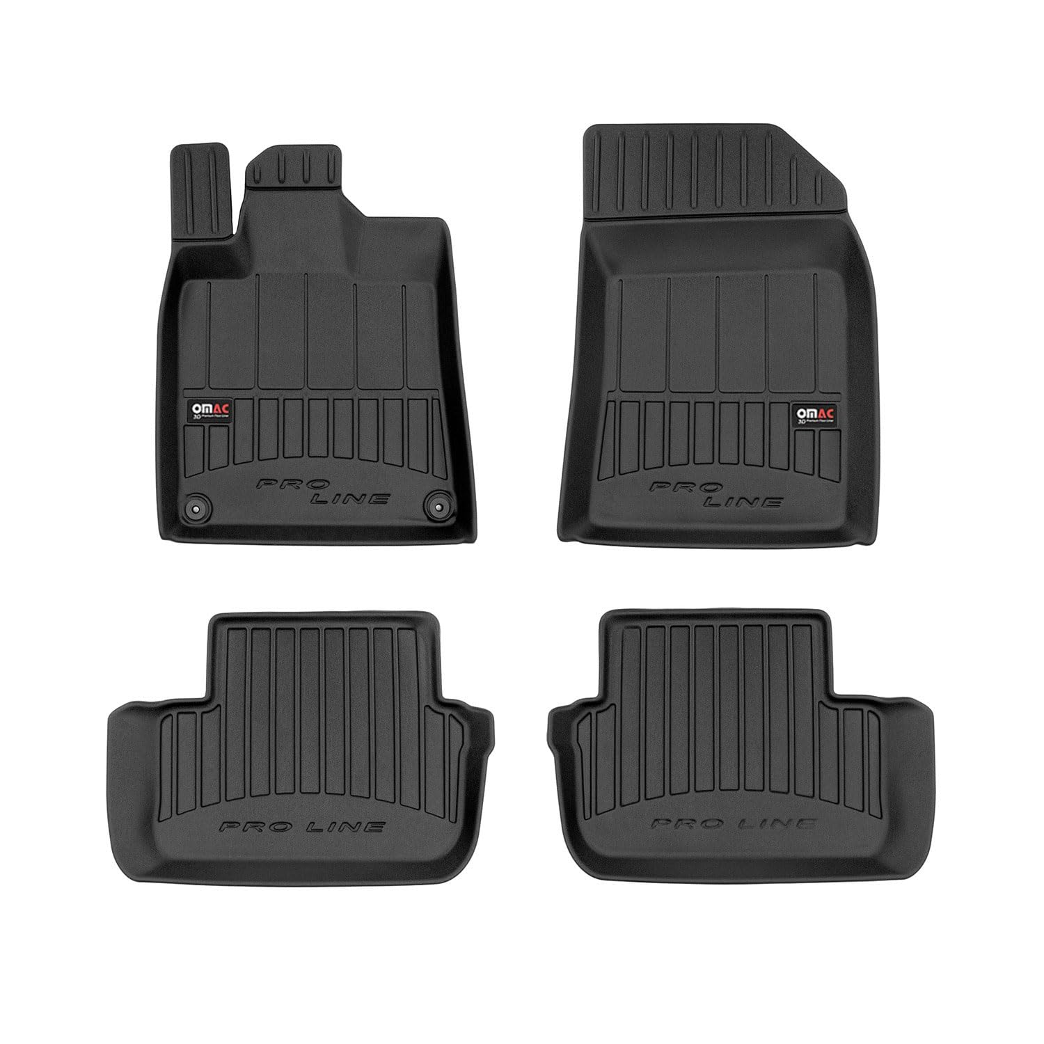 OMAC Gummi Fußmatten kompatibel mit Citroen C5 2001-2008 Premium TPE Automatten Schwarz 4X OMAC Gummi Fußmatten kompatibel mit Citroen C5 2001-2008 Premium TPE Automatten Schwarz 4X von OMAC