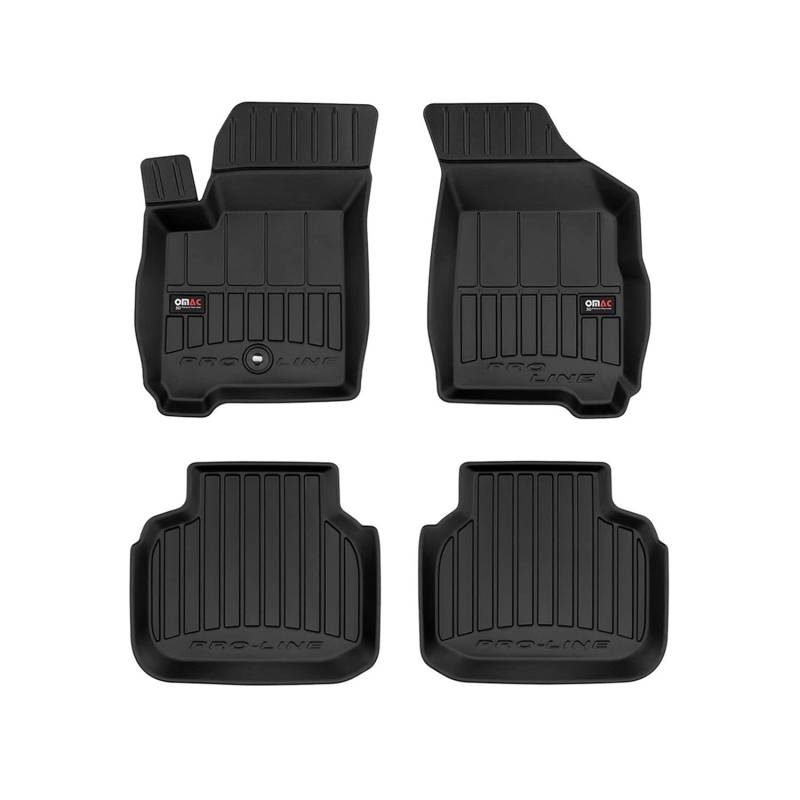 OMAC Gummi Fußmatten kompatibel mit FIAT Freemont 2011-2015 Premium TPE Automatten 4tlg von OMAC