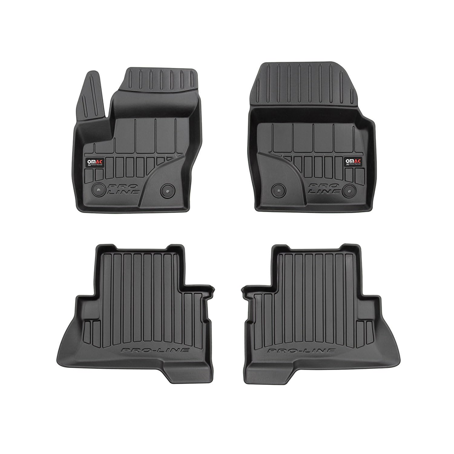 OMAC Gummi Fußmatten kompatibel mit Ford Kuga 2013-2024 Premium TPE 3D Automatten 4tlg OMAC Gummi Fußmatten kompatibel mit Ford Kuga 2013-2024 Premium TPE 3D Automatten 4tlg von OMAC