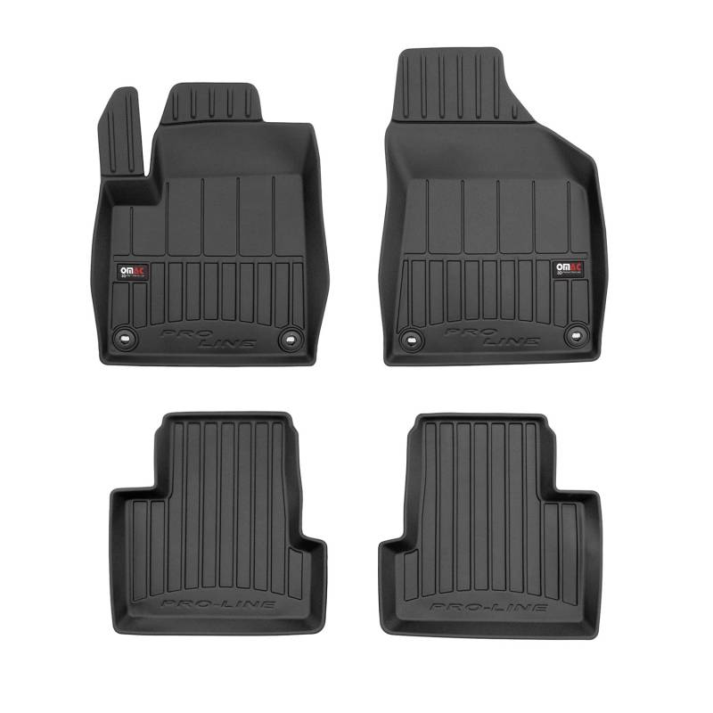 OMAC Gummi Fußmatten kompatibel mit Jeep Cherokee 2014-2024 Premium TPE Automatten 4tlg von OMAC