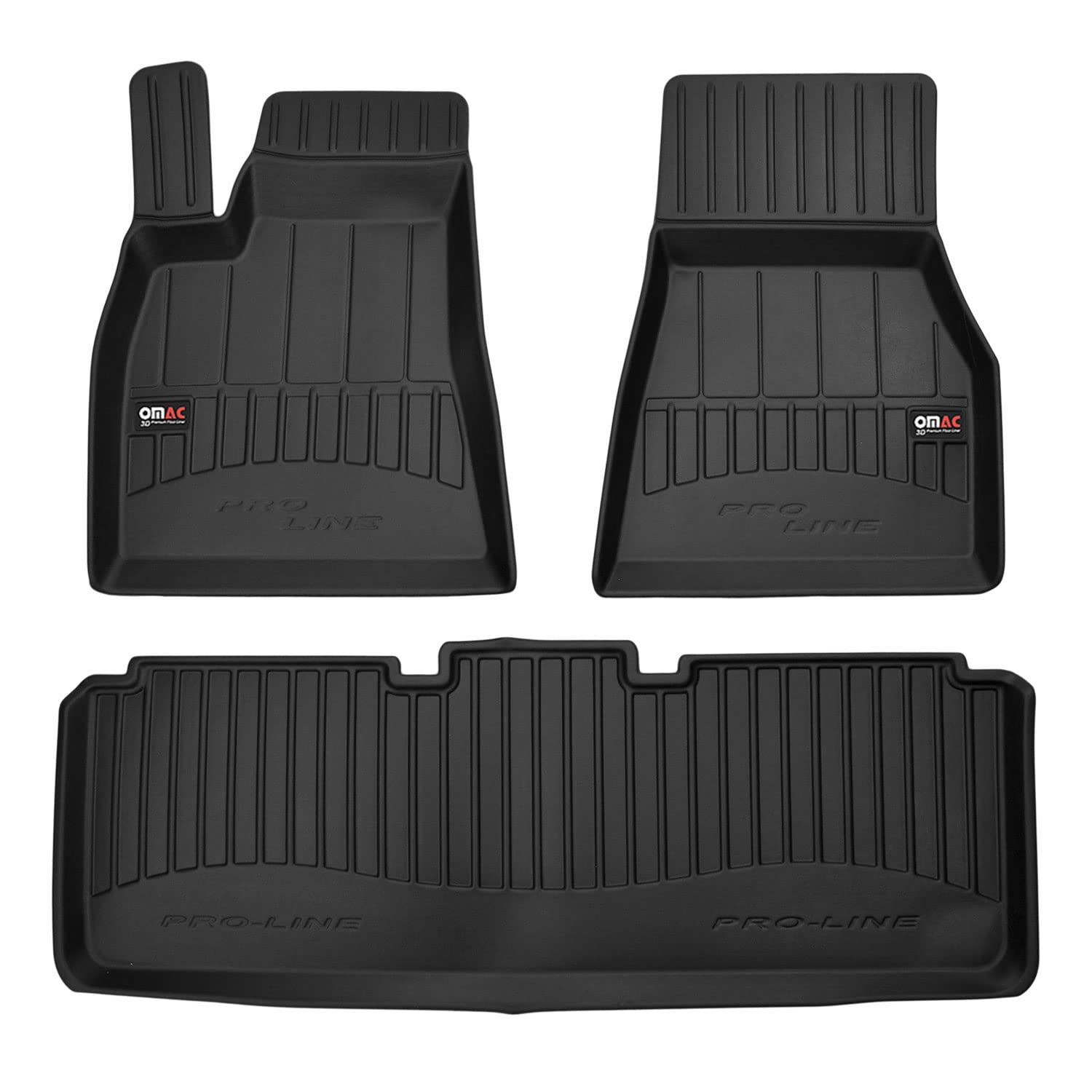 OMAC Gummi Fußmatten kompatibel mit Tesla Model S 2014-2020 Premium TPE Automatten 3tlg OMAC Gummi Fußmatten kompatibel mit Tesla Model S 2014-2020 Premium TPE Automatten 3tlg von OMAC