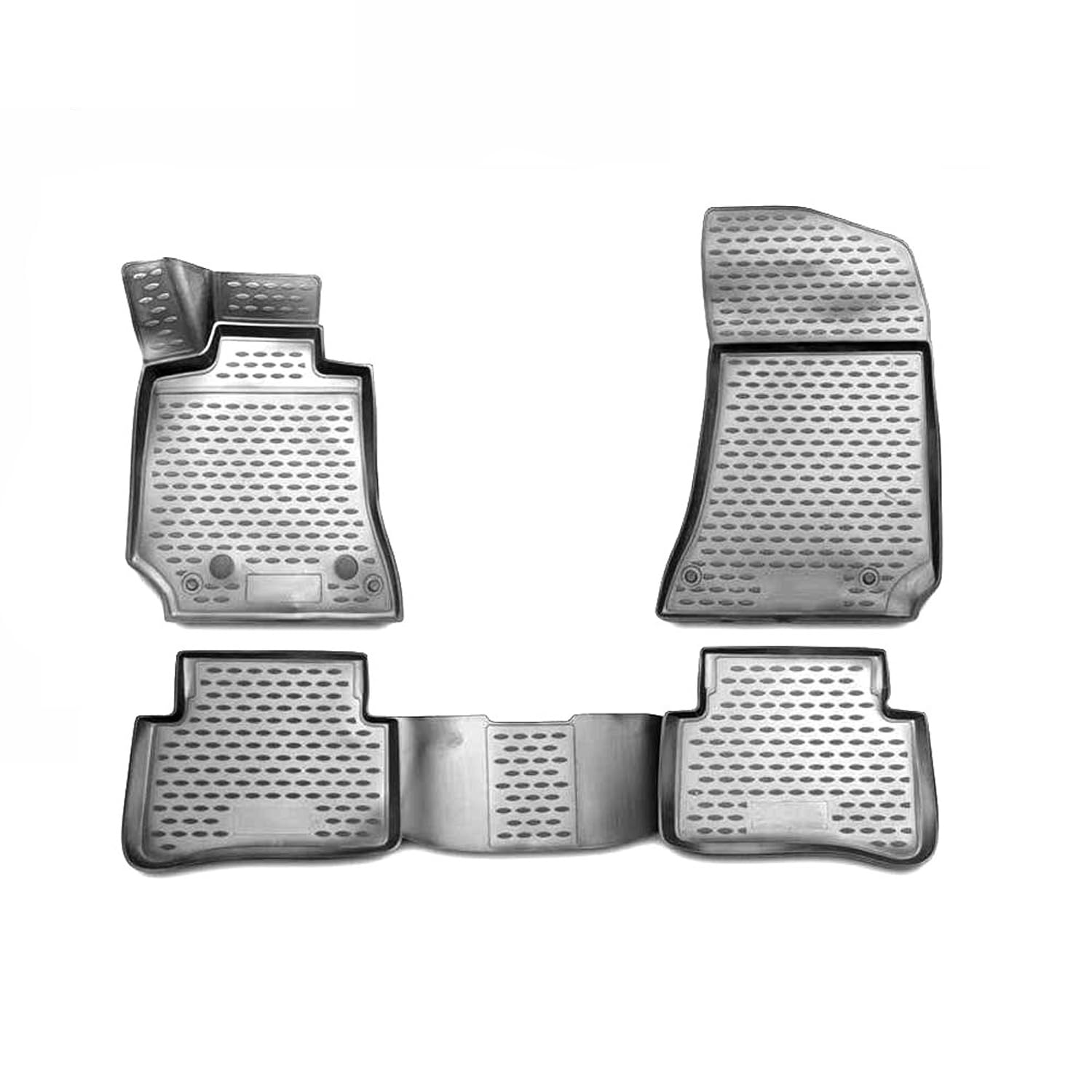OMAC Gummimatten Fußmatten kompatibel mit Mercedes W212 2013-2016 TPE Automatten Grau 4X OMAC Gummimatten Fußmatten kompatibel mit Mercedes W212 2013-2016 TPE Automatten Grau 4X von OMAC