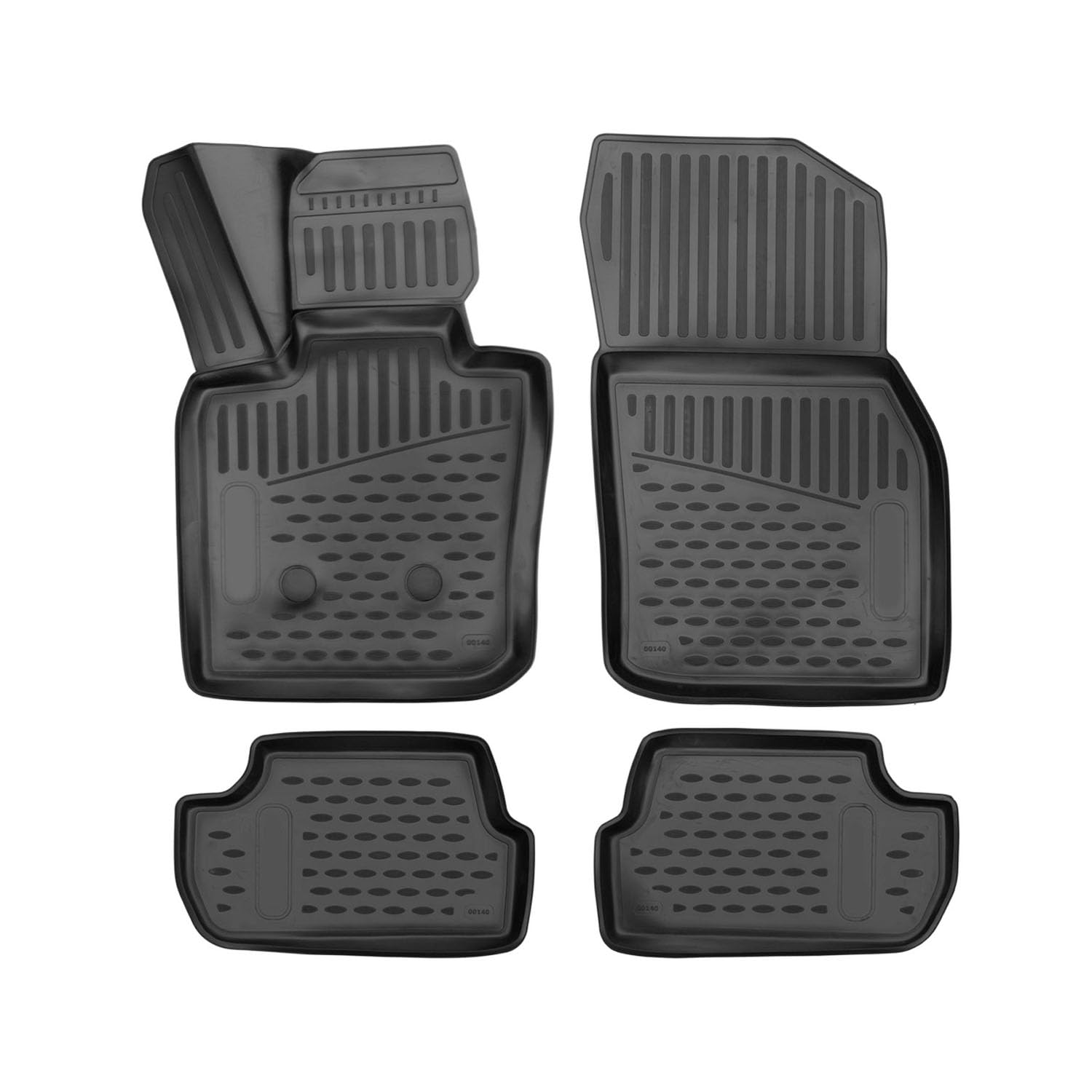 OMAC Gummimatten Fußmatten kompatibel mit Mini Cabriolet F55 F56 F57 2014-2024 TPE 4X OMAC Gummimatten Fußmatten kompatibel mit Mini Cabriolet F55 F56 F57 2014-2024 TPE 4X von OMAC