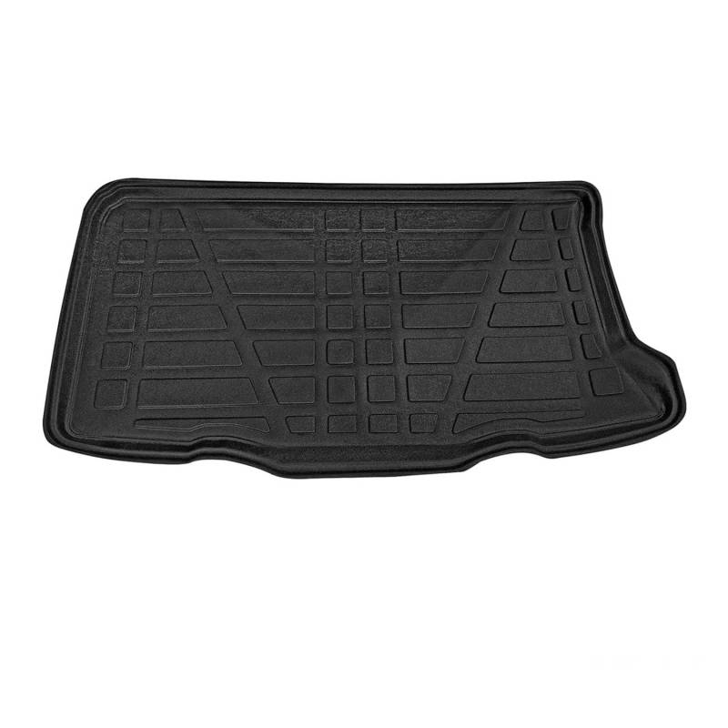 OMAC Kofferraumwanne Laderaumwanne kompatibel mit FIAT 500 500C 2007-2015 Gummi TPE Schwarz von OMAC
