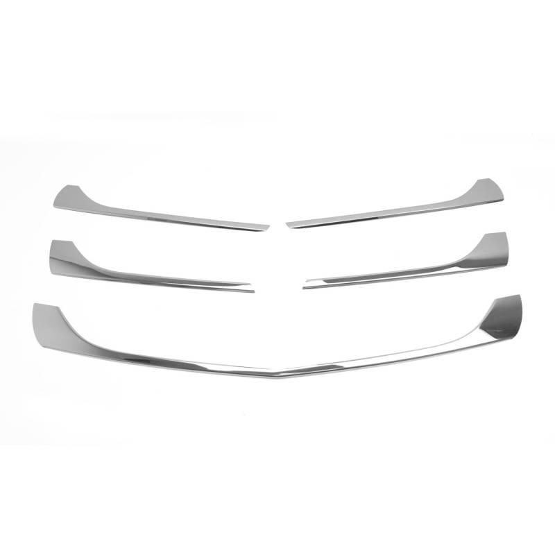OMAC Kühlergrill Leisten Grillleisten kompatibel mit Mercedes Vito W447 2014-2019 Chrom 5x von OMAC