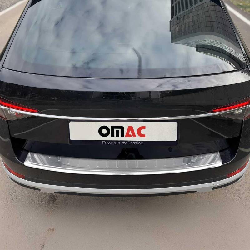 Ladekantenschutz Stoßstange für Skoda Superb Kombi 2015-2025 Edelstahl Chrom von OMAC